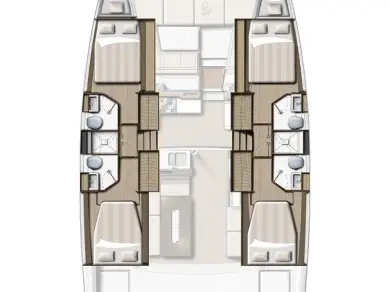 Catamaran hire in Gouvia - Bali Bali 4.2