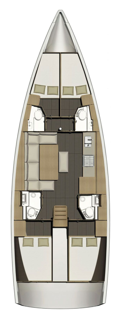 Hire Sailboat Dufour with a boat licence