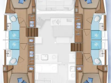 Yacht charter Piraeus - Lagoon Lagoon 46 on SamBoat