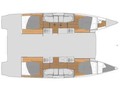 Fountaine Pajot Elba 45 charter bareboat or skippered in  Zadar