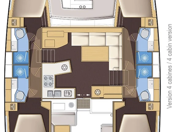 Hire a Lagoon Lagoon 450 Sport Top Zadar