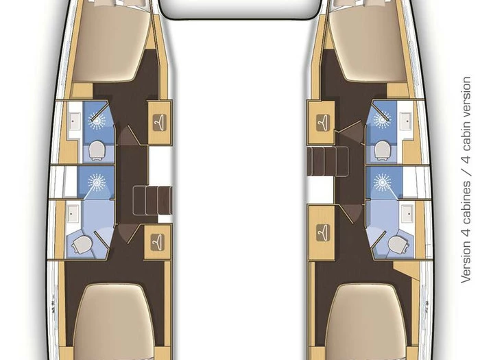 Catamaran hire in Salamina - Lagoon Lagoon 42