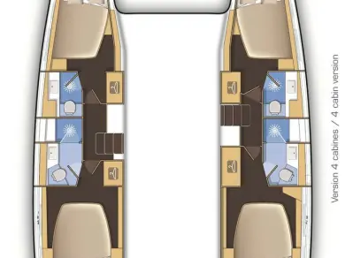 Catamaran hire in Salamina - Lagoon Lagoon 42