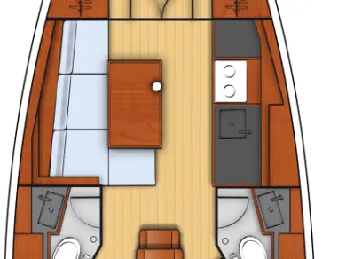 Hire Sailboat Bénéteau with a boat licence