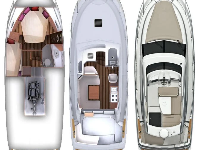 Hire Motorboat Bénéteau with a boat licence