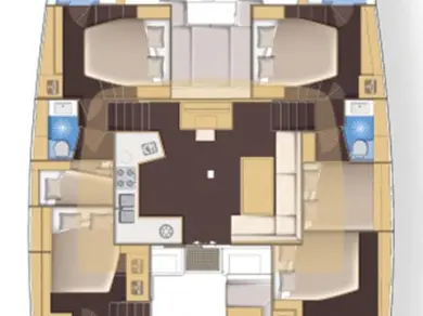 Lagoon Lagoon 52 charter bareboat or skippered in  Alimos