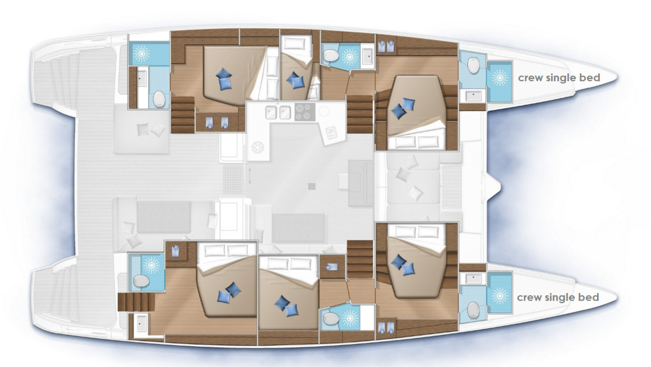 Yacht charter Alimos - Lagoon Lagoon 52 on SamBoat