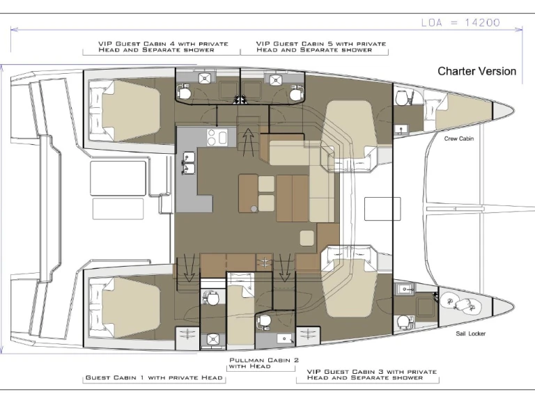 Charter a Dufour Dufour Catamarans 48 Sail in Pirovac on Samboat