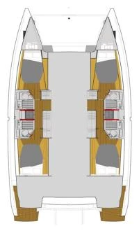 Fountaine Pajot Astrea 42 charter bareboat or skippered in  Sukošan