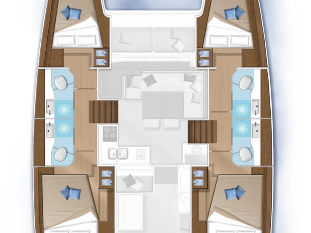 Hire a Lagoon Lagoon 40 Seget Donji