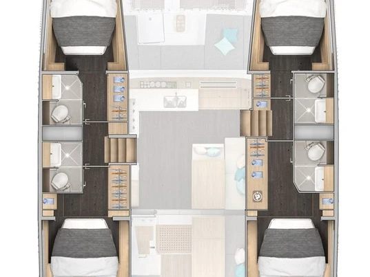 Catamaran hire in Seget Donji - Lagoon Lagoon 43