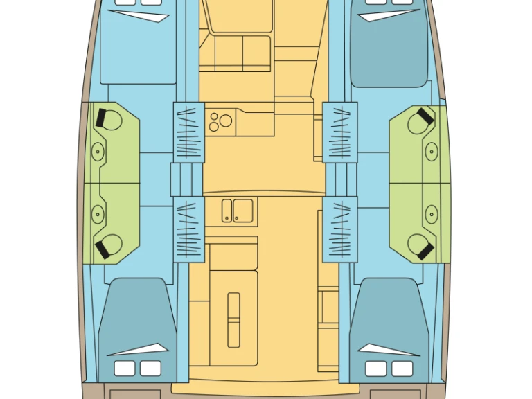 Hire Catamaran with or without skipper Bali Fethiye