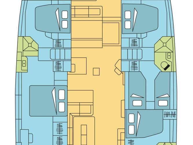 Hire Catamaran with or without skipper Bali Parham Town