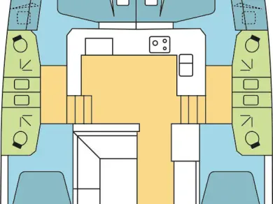 Bali Bali Catspace Voile charter bareboat or skippered in  Komolac