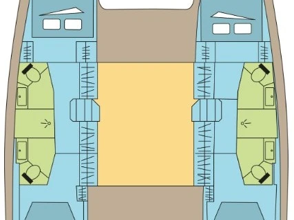 Catamaran hire in Zaton - Excess Excess 13 - 4 + 1 cab.