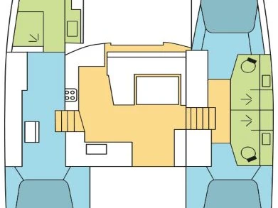 Yacht charter Seget Donji - Fountaine Pajot Elba 45 on SamBoat