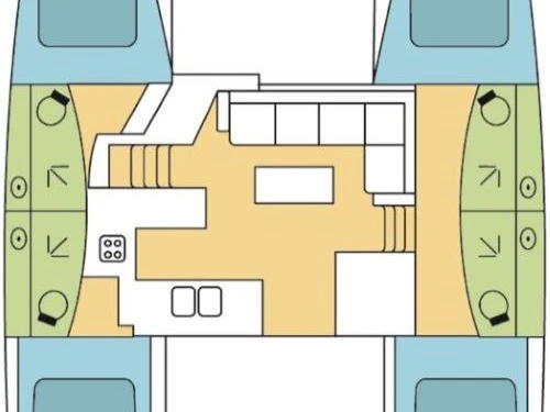 Charter a Fountaine Pajot Elba 45 in Jolly Harbour on Samboat