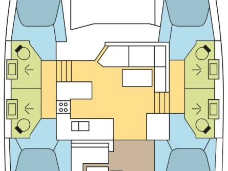 Hire Catamaran with or without skipper Lagoon Seget Donji