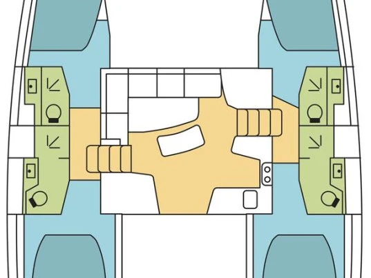 Hire Catamaran Lagoon with a boat licence