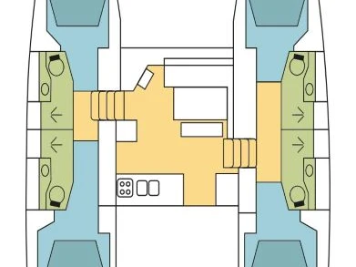 Yacht hire Furnari cheap Lagoon 46