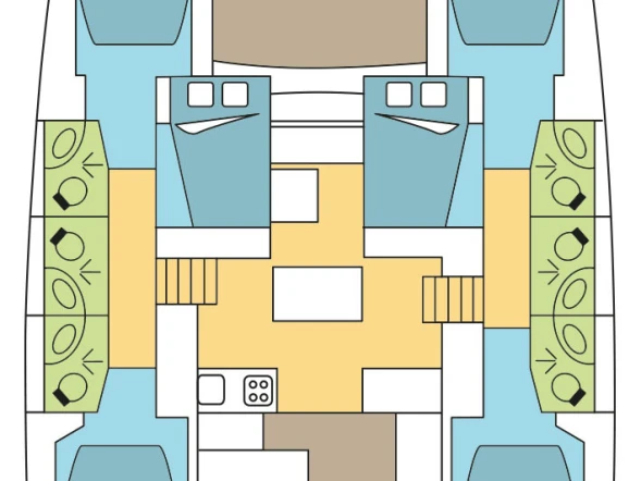 Charter a Lagoon Lagoon 50 in Parham Town on Samboat