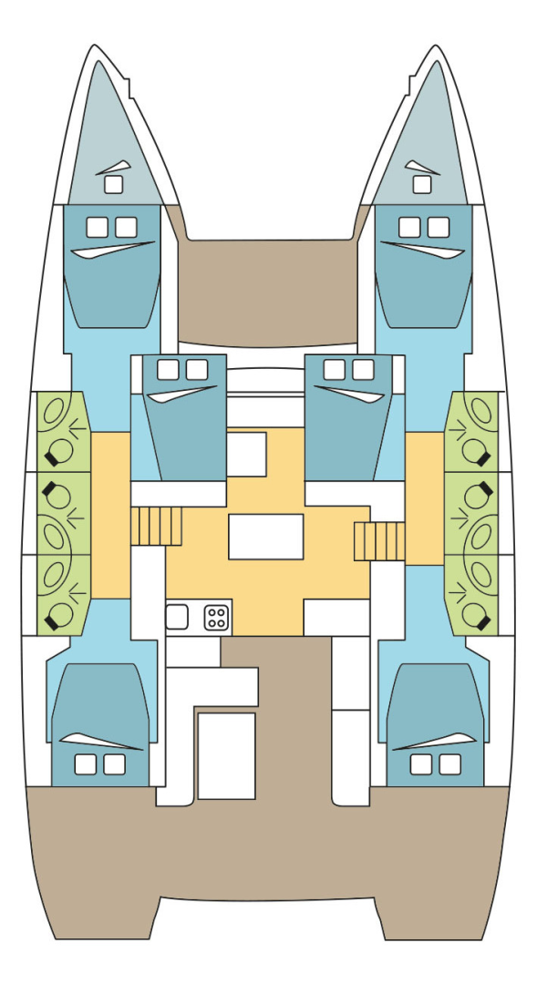 Charter a Lagoon Lagoon 50 in Parham Town on Samboat