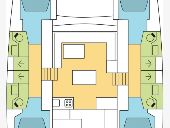 Hire Catamaran with or without skipper Lagoon Airlie Beach