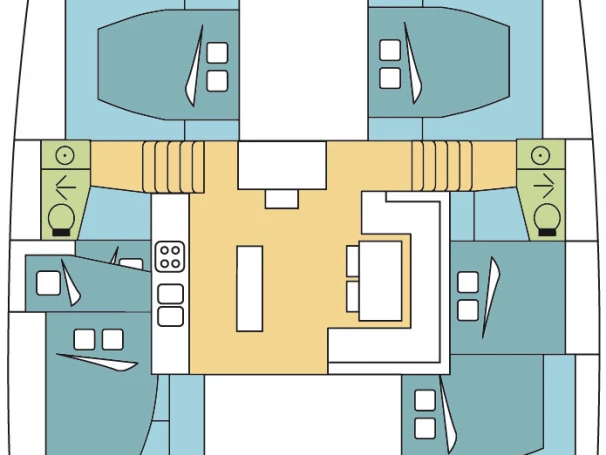 Yacht charter Nassau - Lagoon Lagoon 52 F on SamBoat