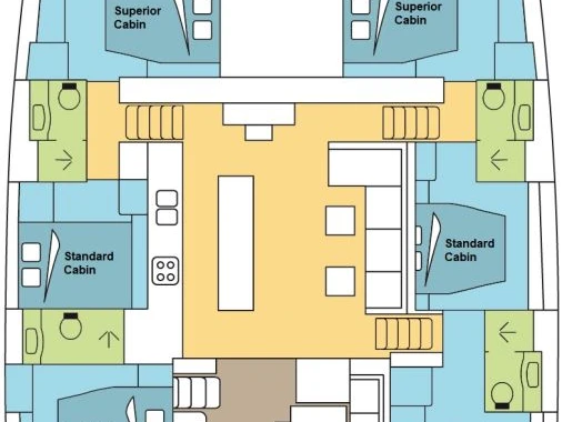 Lagoon Lagoon 620 charter bareboat or skippered in  Raiatea Island