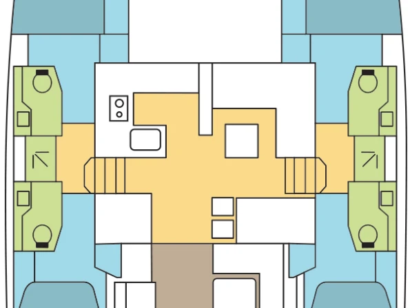 Hire Catamaran with or without skipper Nautitech Le Marin