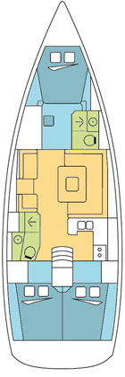 Yacht hire Raiatea Island cheap Sun Odyssey 439