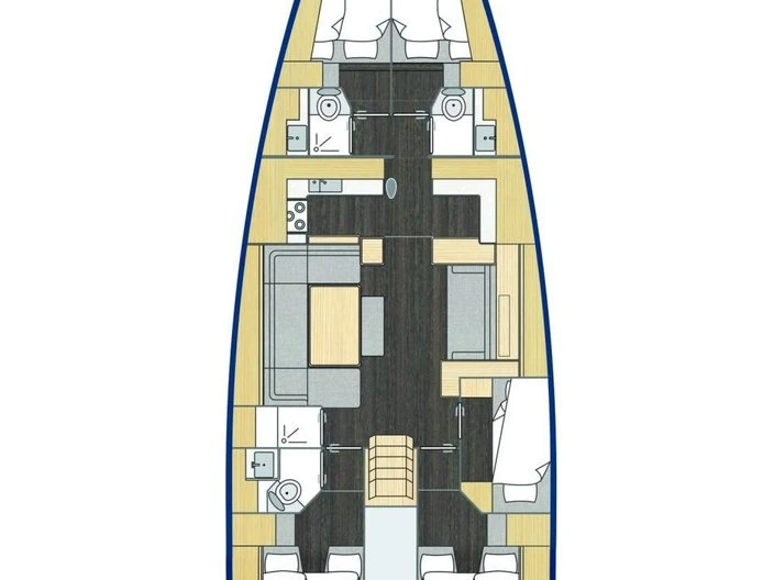 Hire Sailboat Bavaria with a boat licence