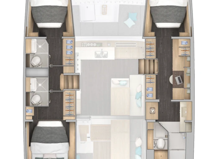 Catamaran to hire Kaštela at the best price