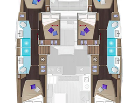 Catamaran to hire Kaštela at the best price