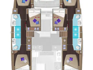 Catamaran to hire Kaštela at the best price