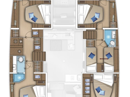 Hire Catamaran Lagoon with a boat licence