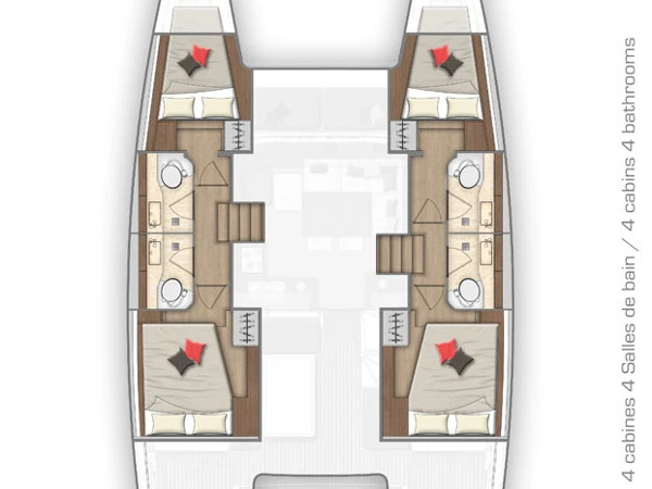 Hire Catamaran Lagoon with a boat licence