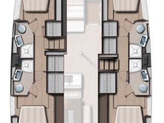 Catamaran hire in Mykonos (Island) - Bali Bali 4.4