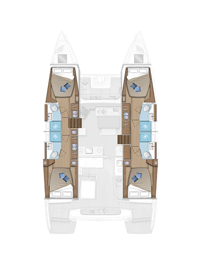 Charter a Lagoon Lagoon 46 in Alimos on Samboat