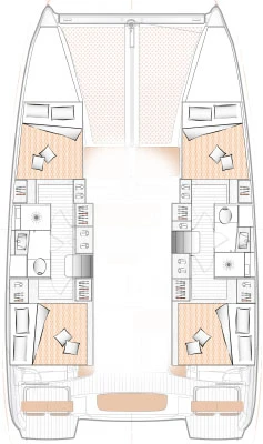 Hire Catamaran Excess with a boat licence