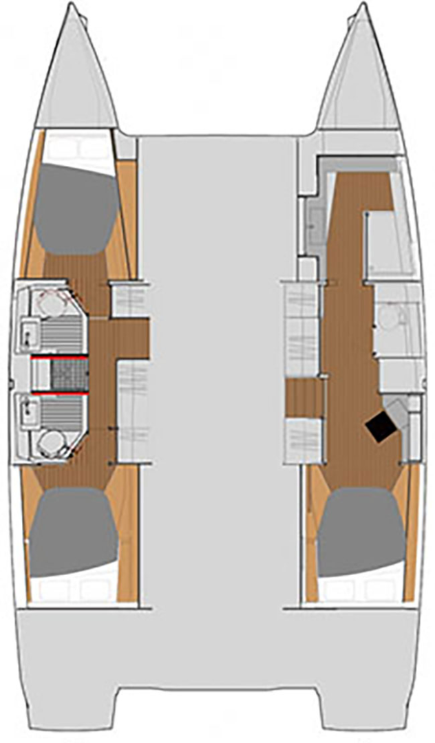 Catamaran hire in Néa Péramos - Fountaine Pajot Astrea 42