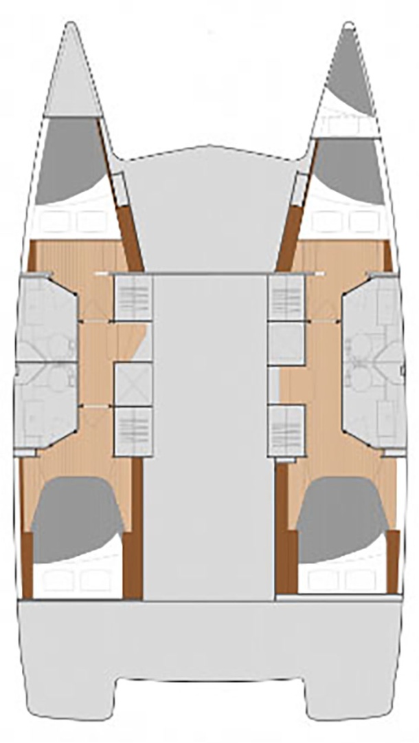 Fountaine Pajot Isla 40 charter bareboat or skippered in  Paros (Island)