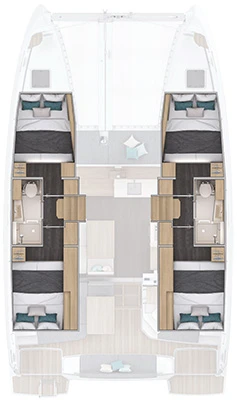 Lagoon Lagoon 38 charter bareboat or skippered in  Néa Péramos