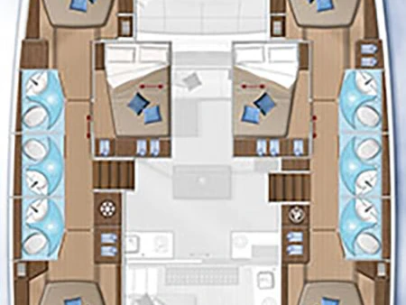 Lagoon Lagoon 50 charter bareboat or skippered in  Alimos