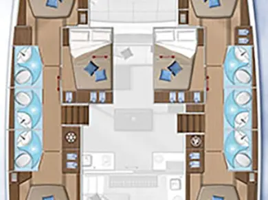 Lagoon Lagoon 50 charter bareboat or skippered in  Alimos