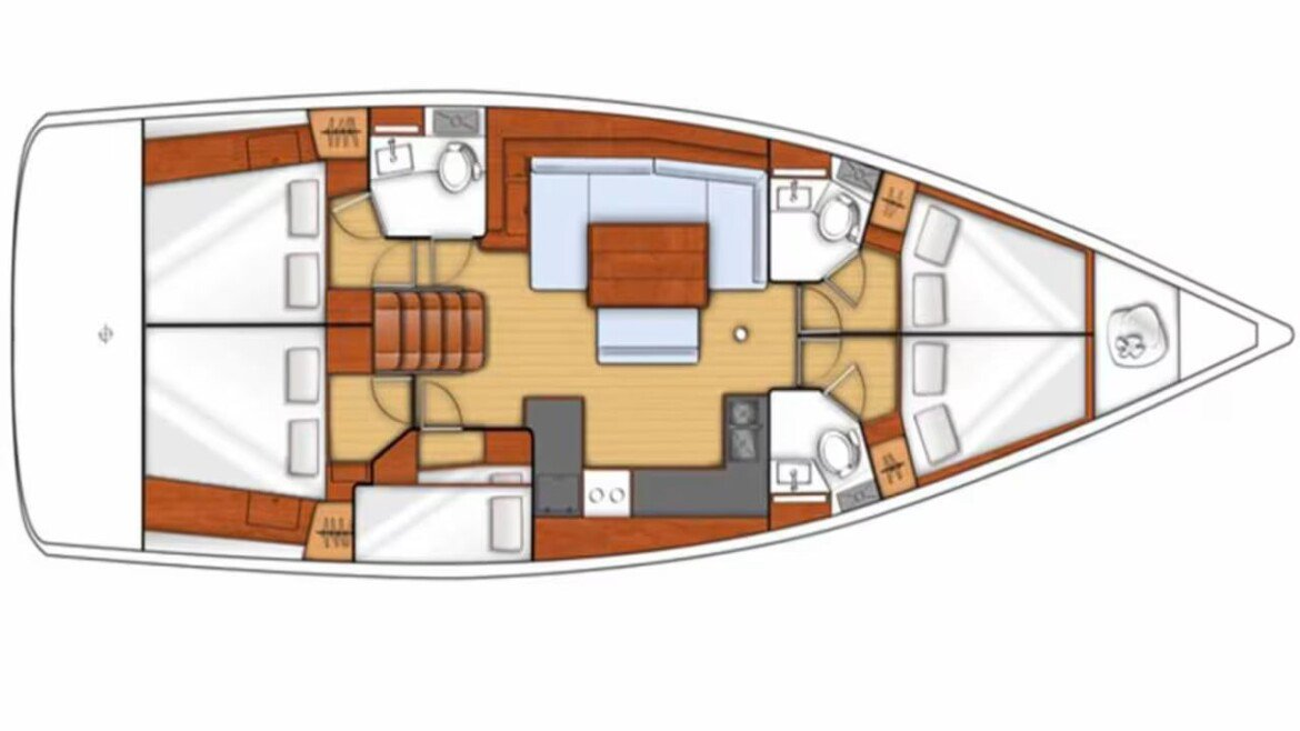 Sailboat hire in Ávdira - Bénéteau Oceanis 48