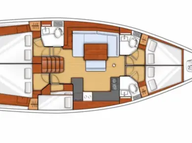 Sailboat hire in Ávdira - Bénéteau Oceanis 48