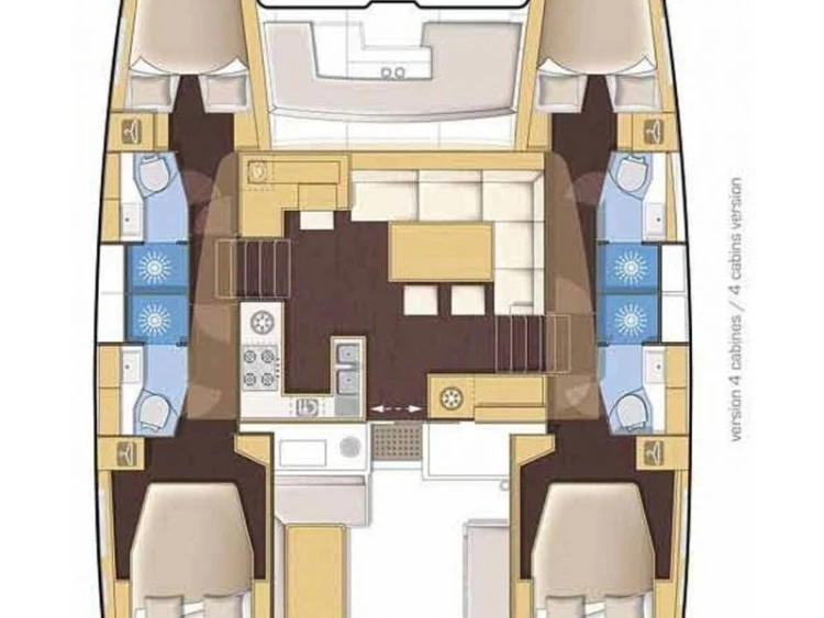 Lagoon Lagoon 46 charter bareboat or skippered in  Skiathos