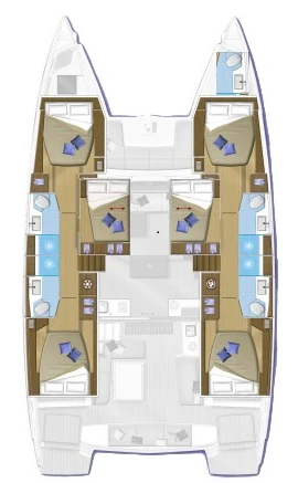Charter a Lagoon Lagoon 50 in Nydri on Samboat