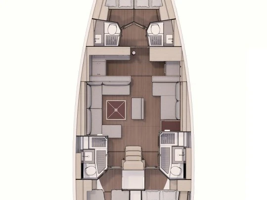 Dufour Dufour 530 charter bareboat or skippered in  Road Town